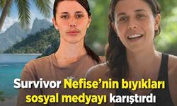 Survivor Nefise'nin bıyıkları sosyal medyayı karıştırdı