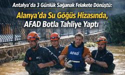 Antalya’da 3 Günlük Sağanak Felakete Dönüştü: Alanya’da Su Göğüs Hizasında, AFAD Botla Tahliye Yaptı
