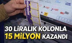 30 liralık kolonla 15 milyon kazandı