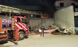 Tekne bakım ve imalathanesinde yangın