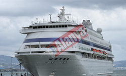Alanya’ya yılın ilk kruvaziyer gemisi demirledi