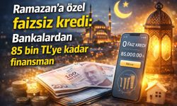 Ramazan’a özel faizsiz kredi fırsatı: Bankalardan 85 bin TL’ye kadar finansman