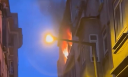 Binayı bir anda alevler sardı; Ünlü oyuncu ailesiyle zor kurtuldu