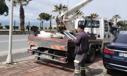 Mahmutlar sahil bandı baştan aşağı yenileniyor