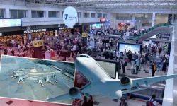 Antalya Havalimanı'nda 1 aylık yolcu sayısı 1 milyona dayandı