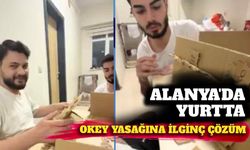 Alanya’da yurtta okey yasağına ilginç çözüm