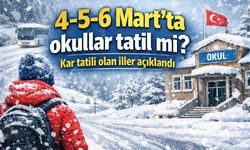 4-5-6 Mart'ta okullar tatil mi? Kar tatili olan iller açıklandı