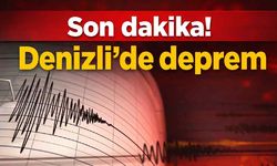 Denizli Buldan’da 4 büyüklüğünde deprem