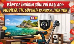 BİM'de indirim günleri başladı: Mobilya, TV, Güvenlik kamerası... Yok yok