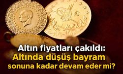 Altın fiyatları çakıldı: Altında düşüş bayram sonuna kadar devam eder mi?