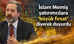 İslam Memiş yatırımcılara 'büyük fırsat' diyerek duyurdu