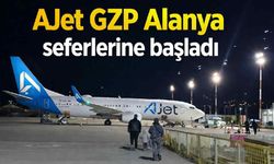 AJet GZP Alanya seferlerine başladı: Yaz tarifesinin ilk uçuşu gecikmeli kalktı