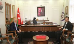 Alanya Kaymakamı Öztürk TBF Başkanı Müftüoğlu'nu ağırladı