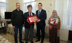 Kaymakam Öztürk’ten gazilere Ramazan ziyareti