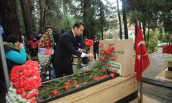 Alanya’da şehitler bayramda unutulmadı