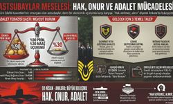 Emekli Astsubaylar Ankara’da meydana iniyor! Alanya halkına davet