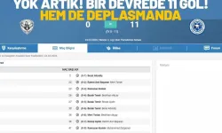 Tam 11 gollü maç: Hem de deplasmanda