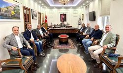 Eski belde başkanlarından Kaymakam Öztürk’e ziyaret