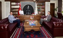 Alanya Kaymakamı Öztürk’ten Müftü Seven’e taziye ziyareti