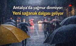 Antalya’da yağmur dinmiyor: Yeni sağanak dalgası geliyor