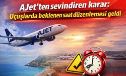 AJet'ten sevindiren karar: Uçuşlarda beklenen saat düzenlemesi geldi