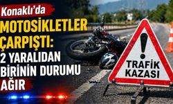 Konaklı’da motosikletler çarpıştı: 2 yaralıdan birinin durumu ağır
