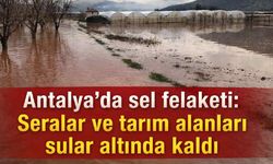 Antalya'da sel felaketi: Seralar ve tarım alanları sular altında kaldı