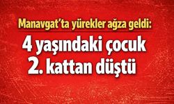 Manavgat’ta 4 yaşındaki çocuk 2. kattan düştü: Toprak zemin hayat kurtardı