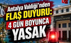 Antalya’da 4 gün boyunca eylem yasağı: Valilikten açıkladı