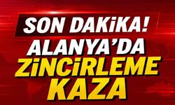 Alanya Çevreyolu’nda zincirleme kaza! Çok sayıda araç karıştı