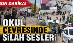 Okul çevresinde silah sesleri paniğe neden oldu