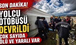 Diyarbakır-Bingöl yolunda yolcu midibüsü devrildi, ölü ve yaralılar var