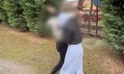 Bolu’da liseli kızların parktaki kavgası kamerada