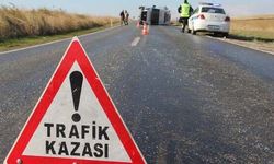 Sporcuları taşıyan otobüs kaza yaptı