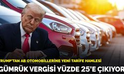 Trump AB otomobillerine yüzde 25 gümrük vergisi uygulayacak