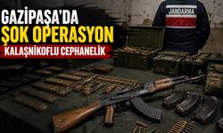 Son dakika - Gazipaşa'da Kalaşnikoflu cephanelik ele geçirildi