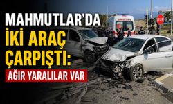 Mahmutlar’da iki araç çarpıştı: Ağır yaralılar var