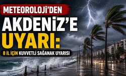Meteoroloji’den Akdeniz'e uyarı: 8 il için kuvvetli sağanak uyarısı