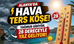 Alanya’da hava ters köşe: Yağmur gidiyor, 28 dereceyle yaz geliyor!