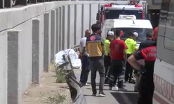 Bariyerlere çarpan motosiklet sürücüsü hayatını kaybetti