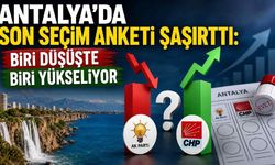 Antalya'da son seçim anketi şaşırttı: Biri düşüşte biri yükseliyor