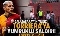 Galatasaray'ın yıldızı Torriera'ya yumruklu saldırı: İşte o görüntüler