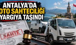 Antalya'da oto sahteciliği yargıya taşındı