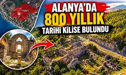 Alanya'da 800 yıllık tarihi kilise bulundu