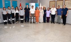 Alanya EAH yönetimi bayramda sağlık çalışanlarıyla bir araya geldi