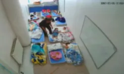 Anaokulunda dehşet! Çocuklara şiddet kamerada