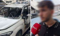 Eniştesi tarafından tehdit edilen kişinin otomobili yakıldı