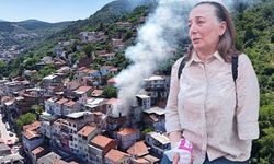 Depremde kolunu kaybeden kadının Bursa'daki evi yandı