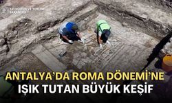 Serik'te Roma dönemine ait Genç Eurymedon mozaiği bulundu