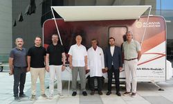 Alanya belediyesi mobil kuaför aracı hizmete başladı